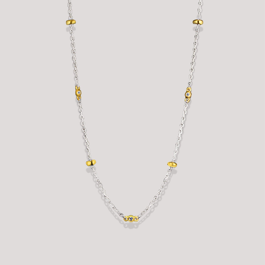 Delicate Necklace with Lab Grown Diamonds - Soul Nomads