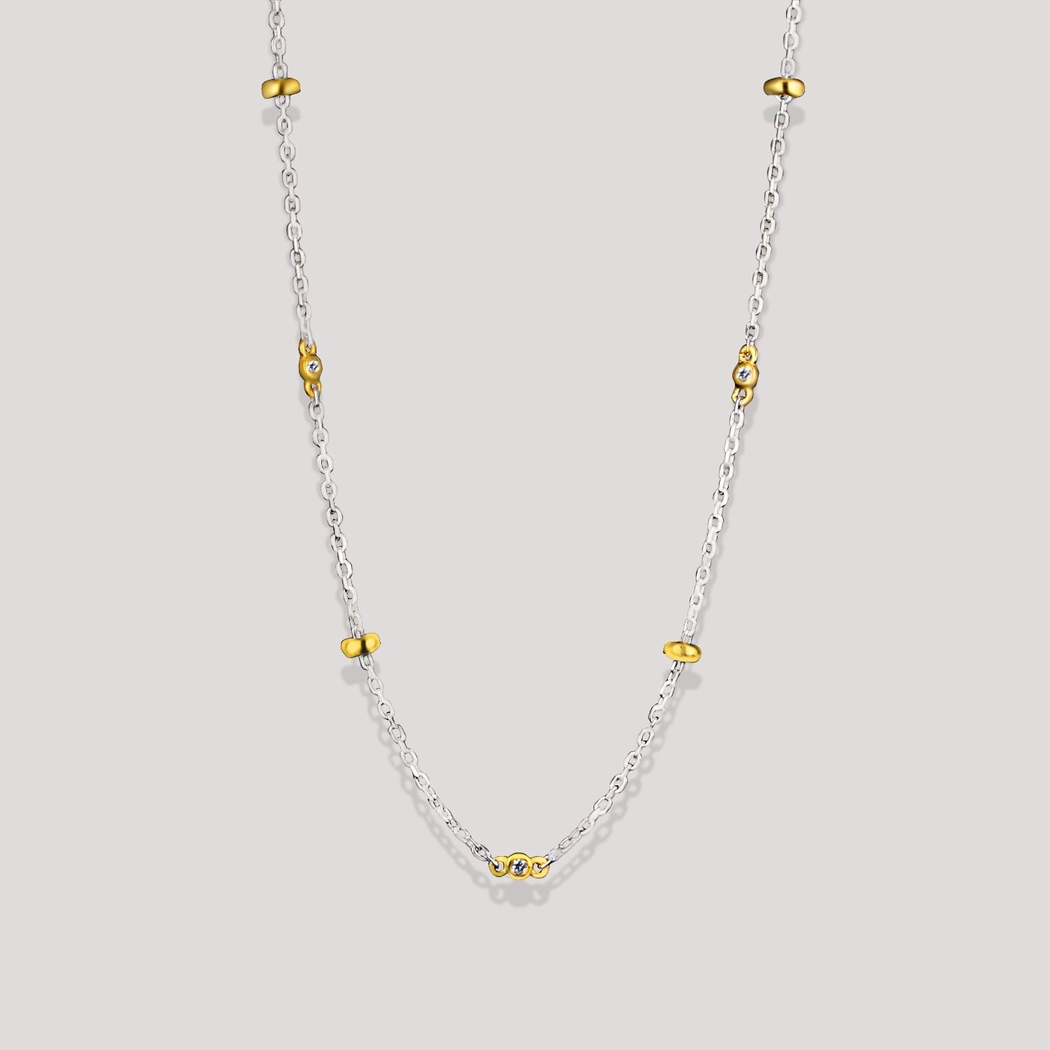 Delicate Necklace with Lab Grown Diamonds - Soul Nomads