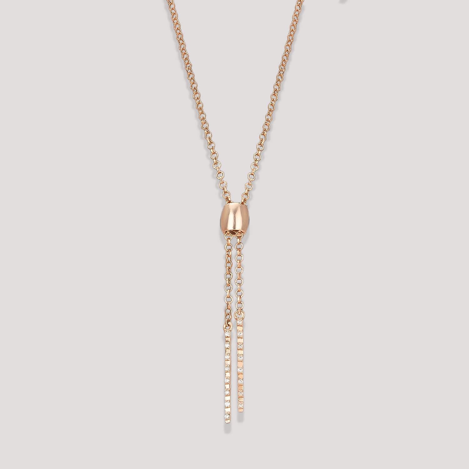 Diamond Bolo Necklace Vermeil - Soul Nomads