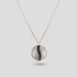 Hammered Shield Inlay Silver Pendant - Soul Nomads