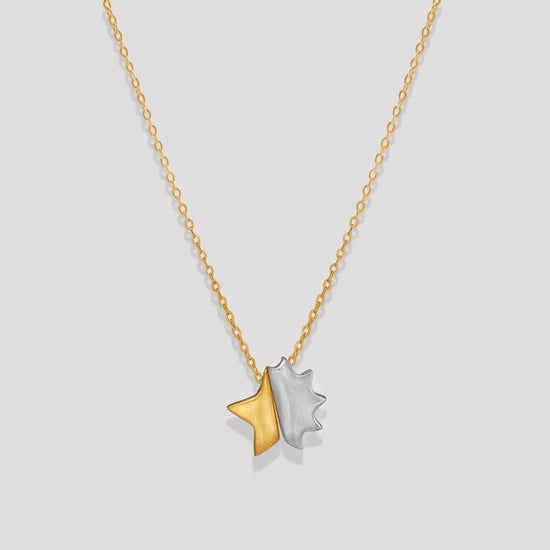 Star & Sun 18K Gold Vermeil Elegant Pendant - Soul Nomads