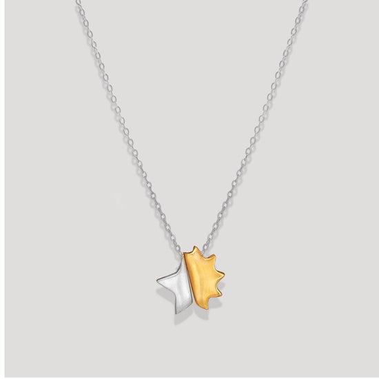 Star & Sun 18K Gold Vermeil Elegant Pendant - Soul Nomads