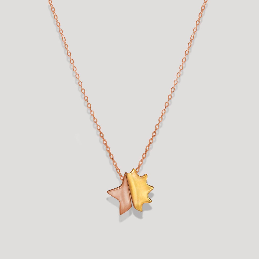 Star & Sun 18K Gold Vermeil Elegant Pendant - Soul Nomads