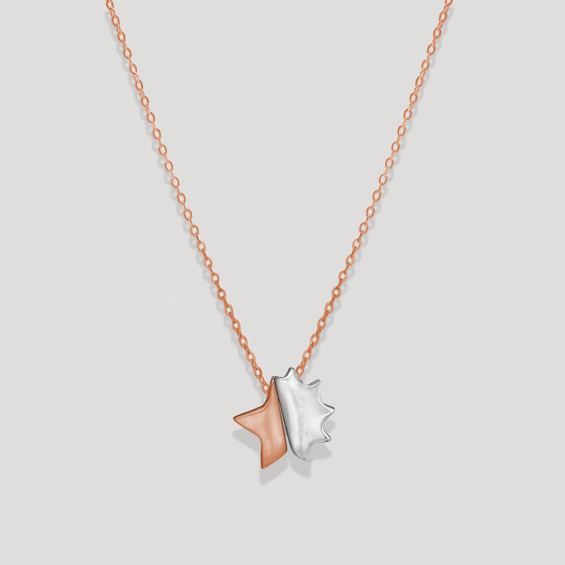 Star & Sun 18K Gold Vermeil Elegant Pendant - Soul Nomads