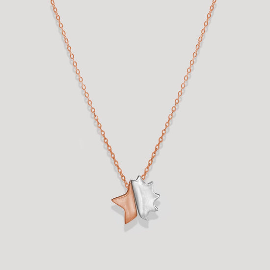 Star & Sun 18K Gold Vermeil Elegant Pendant - Soul Nomads